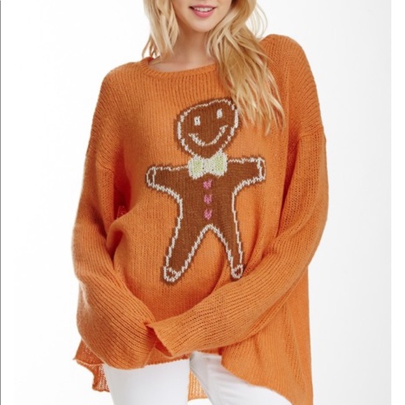 Wildfox Sweaters - Rare Wildfox gingerbread sweater Sz S